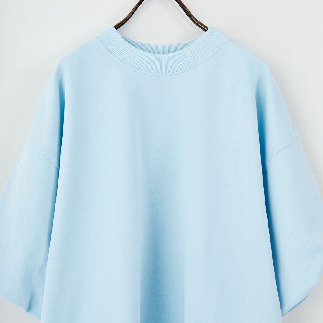 Jeans Factory Clothes [ジーンズファクトリークローズ] クルーネック 袖バルーンプルオーバー [L4900] 201 I.BLU