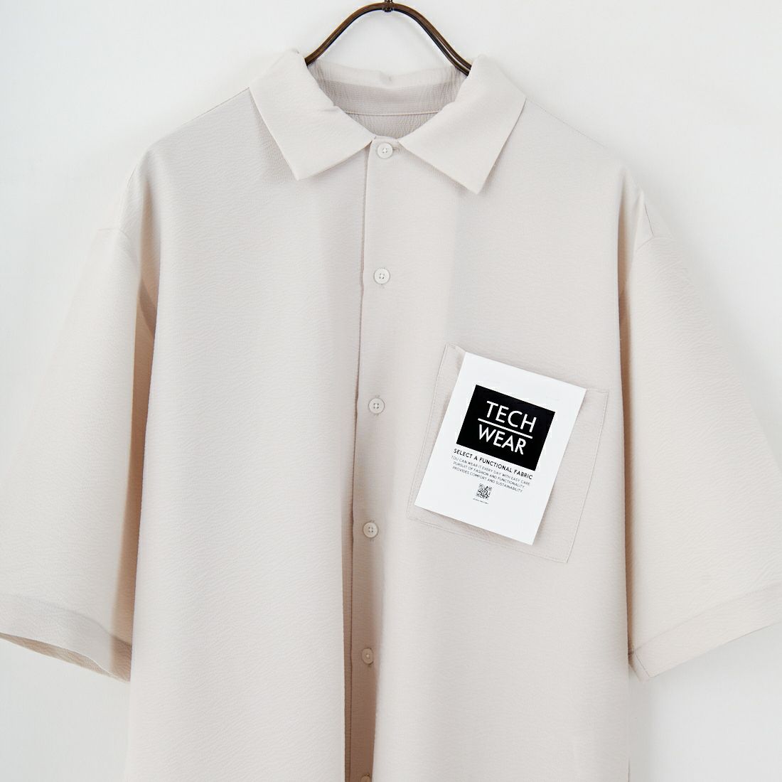Jeans Factory Clothes [ジーンズファクトリークローズ] TECHサッカー レギュラーカラーシャツ [EPC-53110] 1 L.GREY
