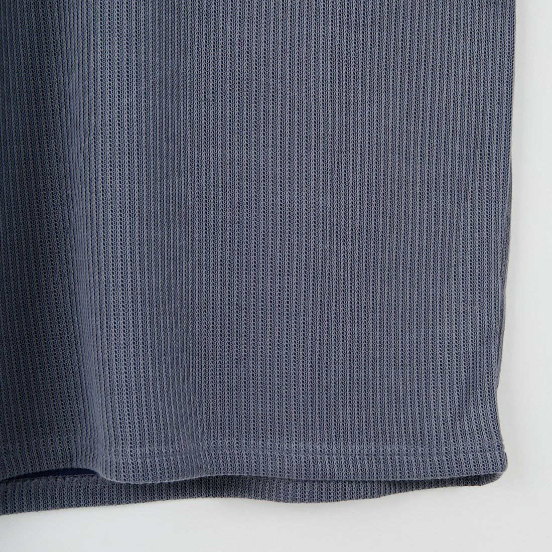 Jeans Factory Clothes [ジーンズファクトリークローズ] アゼ編みダブルフェイスTシャツ [EPC-53215] 3 NAVY