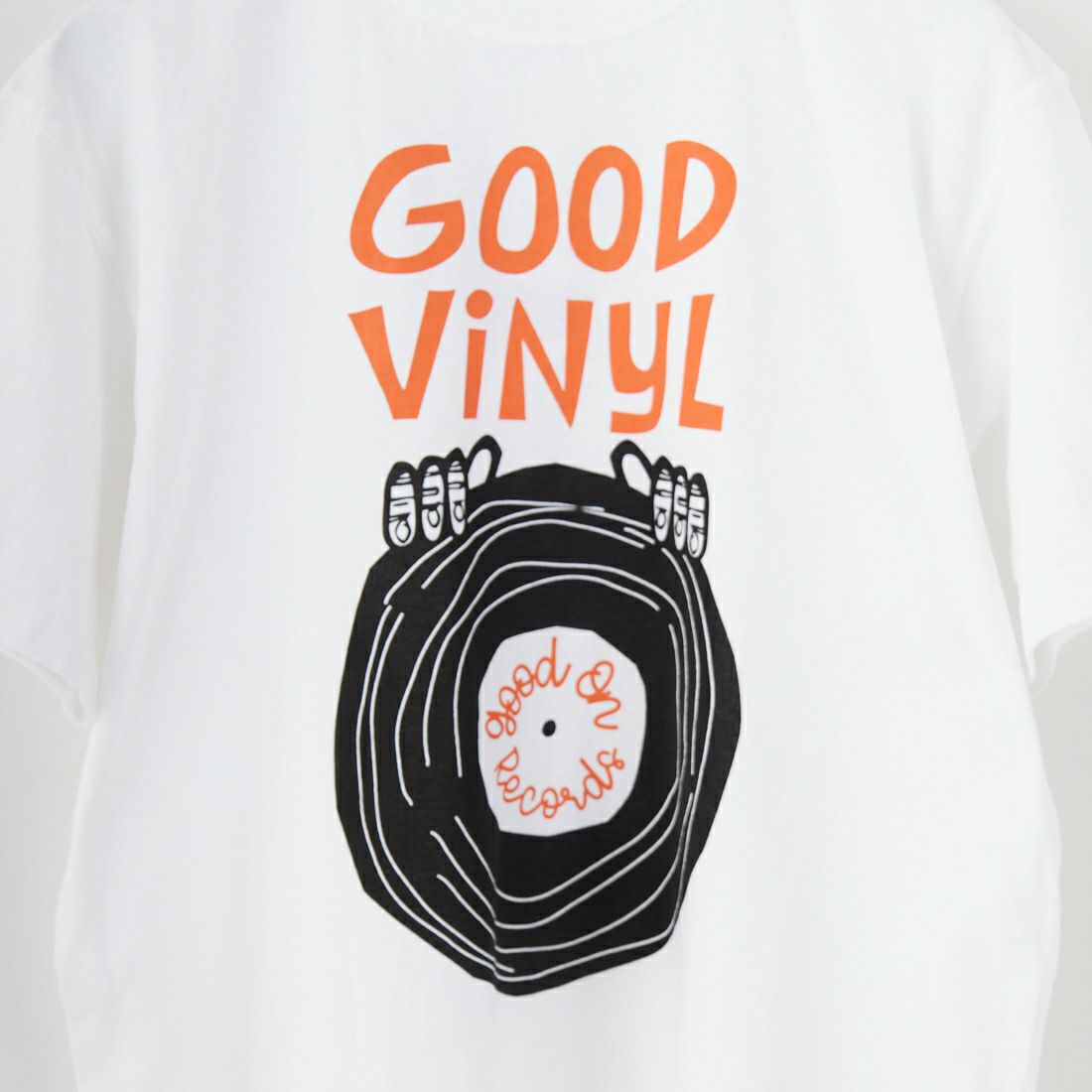 Good On [グッドオン] GOOD VINYL ショートスリーブTシャツ [OLSS1293P] WHITE
