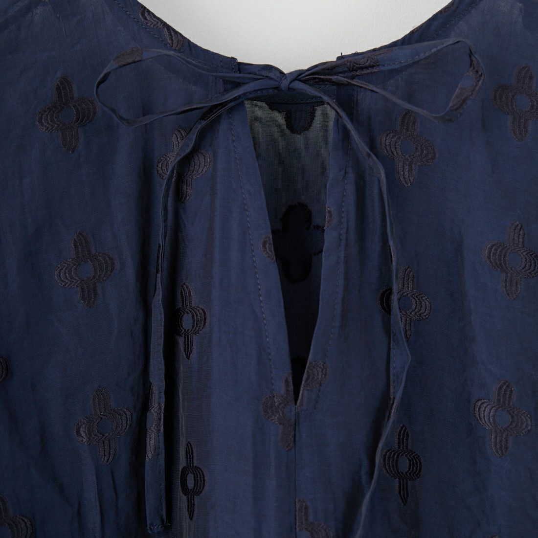TORRAZZO DONNA [トラッゾドンナ] フローラルパターン 2WAYティアードトップス [6250-568] 98 NAVY