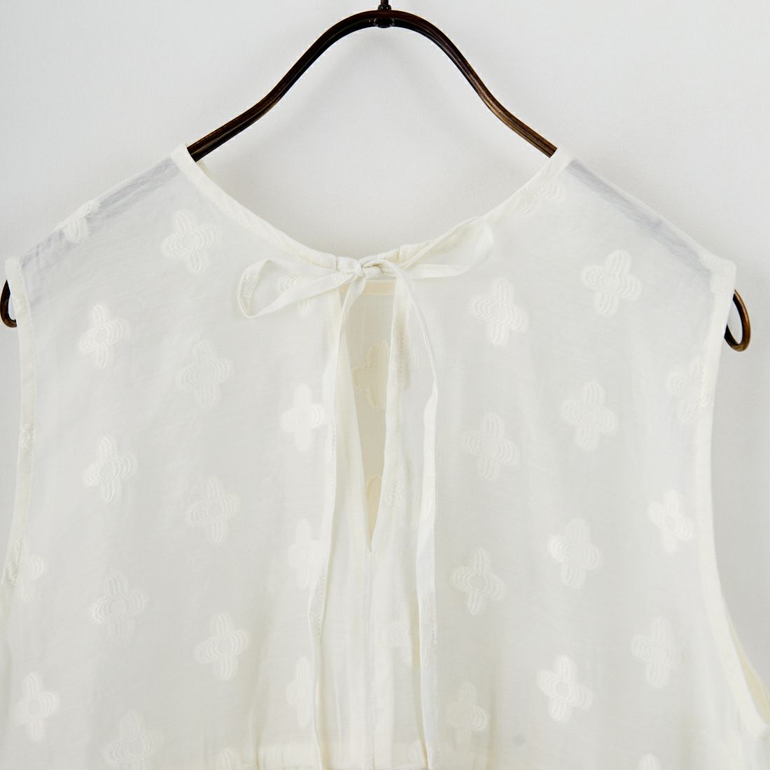 TORRAZZO DONNA [トラッゾドンナ] フローラルパターン 2WAYティアードトップス [6250-568] 06 O.WHITE