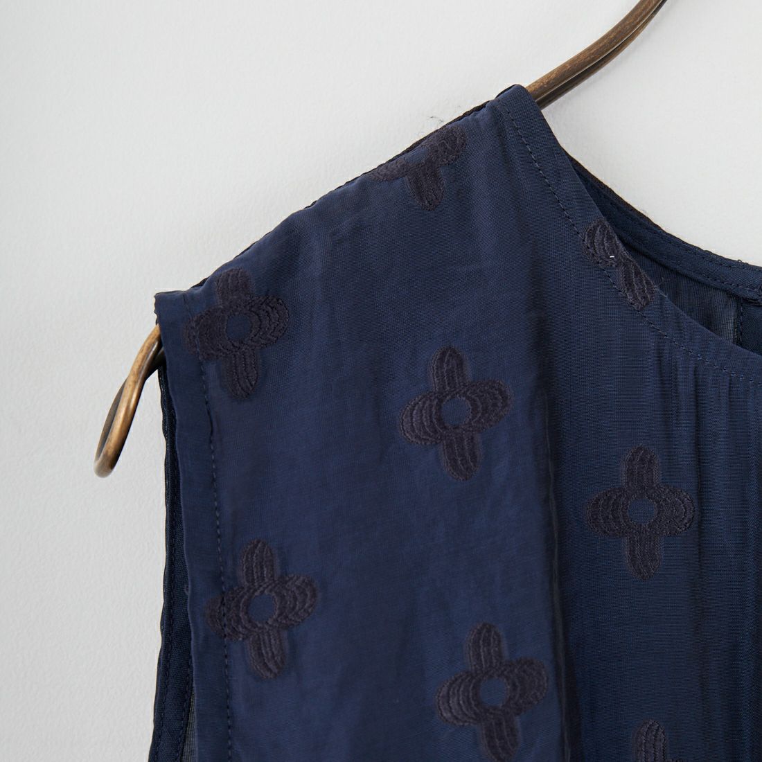 TORRAZZO DONNA [トラッゾドンナ] フローラルパターン 2WAYティアードトップス [6250-568] 98 NAVY