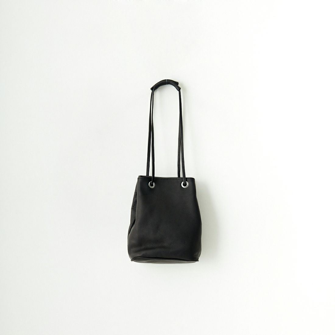 MR.OLIVE E.O.I [ミスターオリーブ] ウォータープルーフ ウォッシャブルレザーシリンダーバッグ [ME653] BLACK