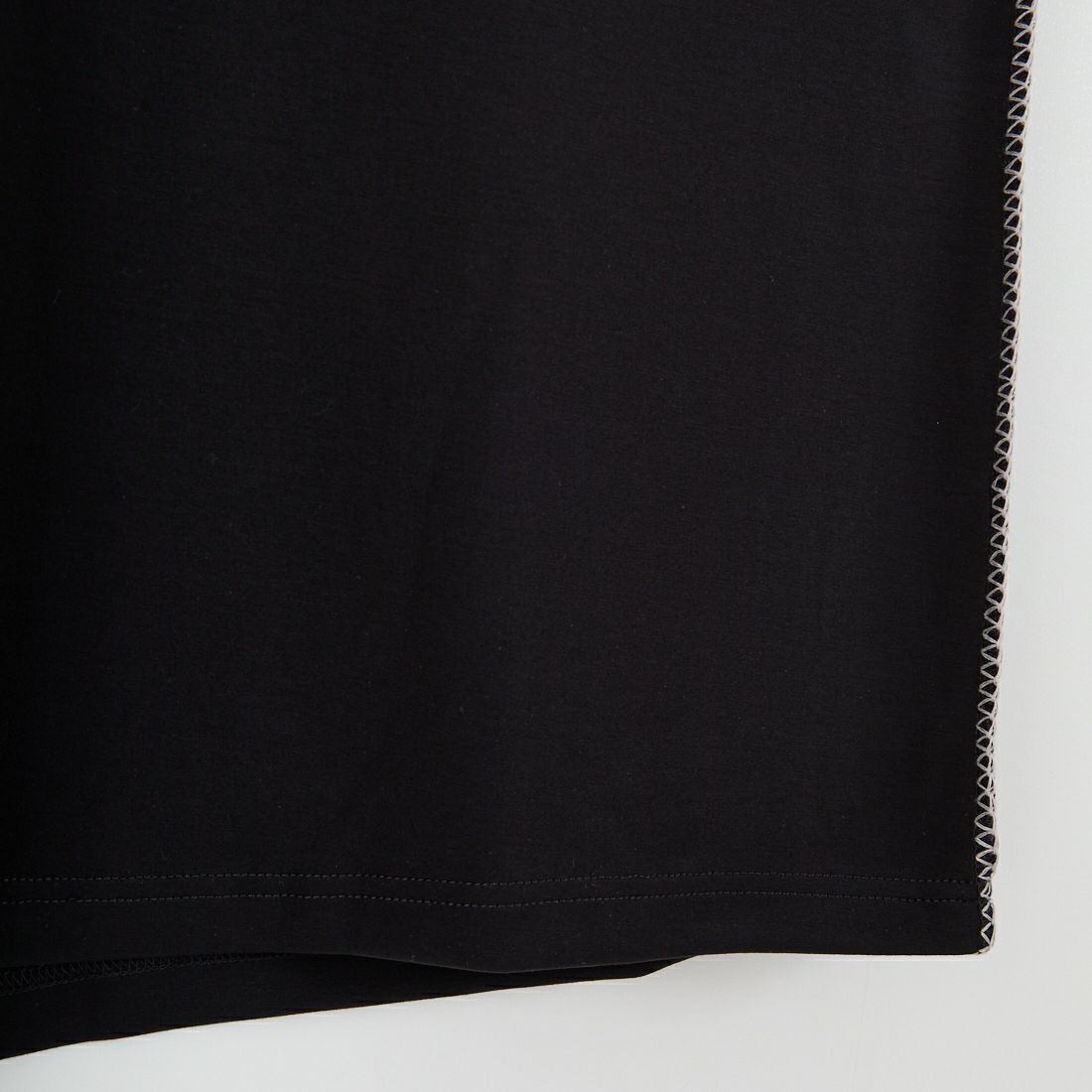 33Degrees [サーティスリーディグリーズ] ポンチカラーステッチTシャツ [311098IN] BLACK