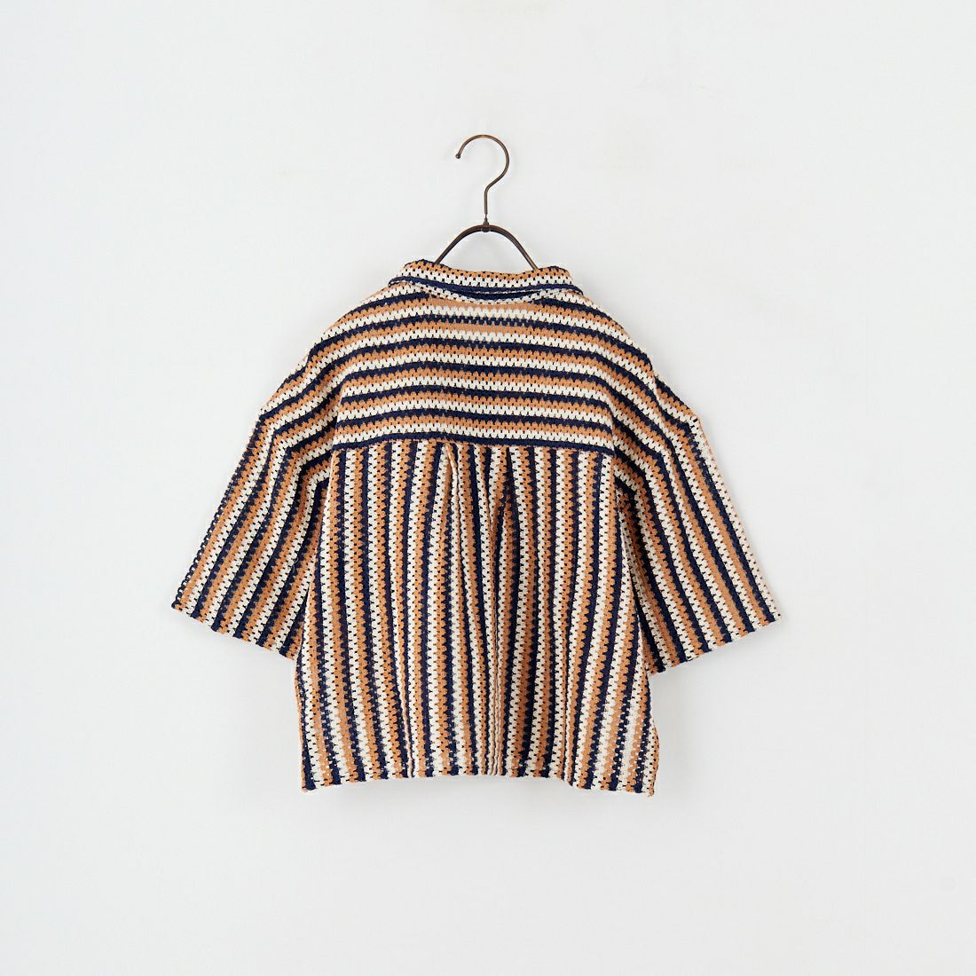 Jeans Factory Clothes [ジーンズファクトリークローズ] マルチボーダーシャツ [24895-BH] ORANGE/NVY