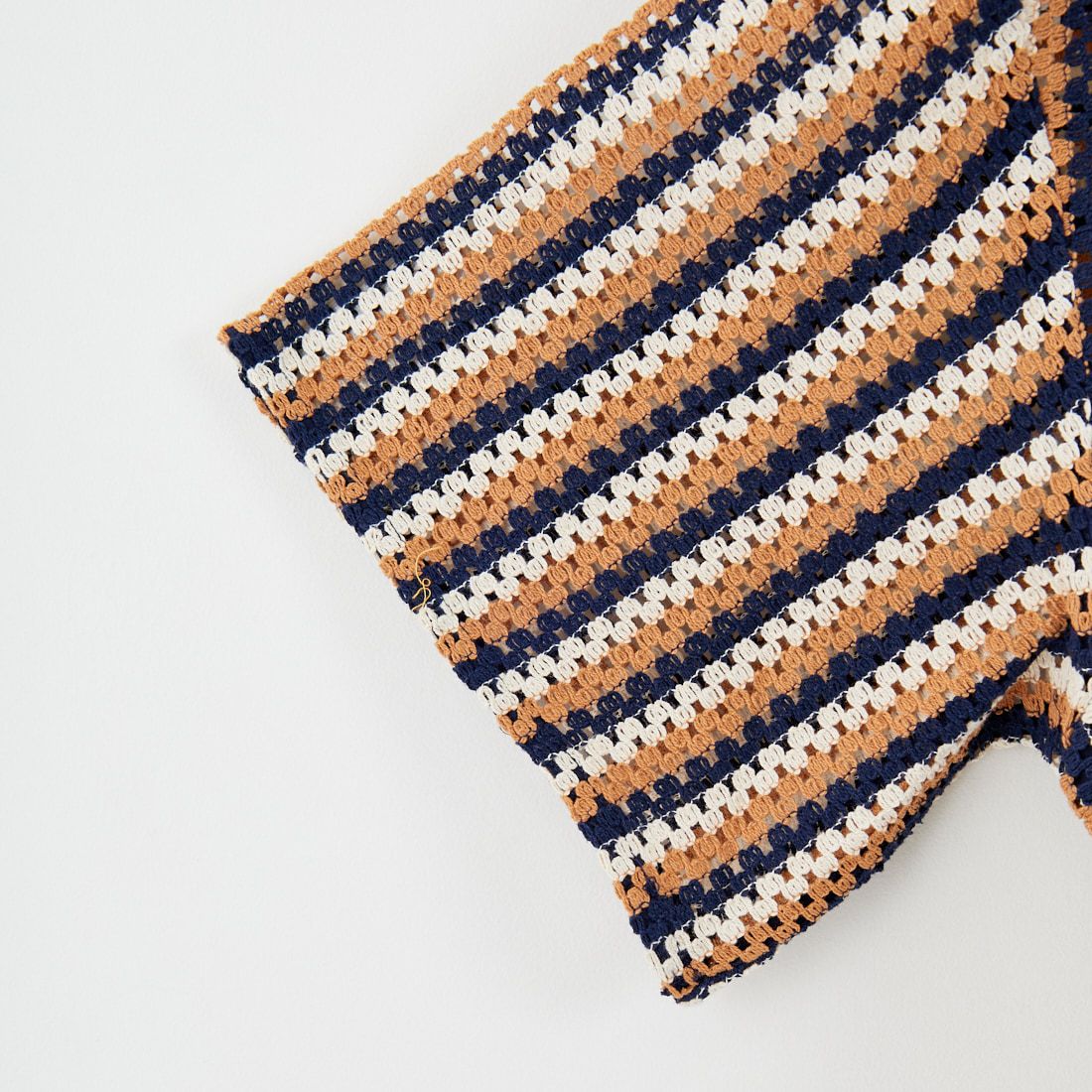 Jeans Factory Clothes [ジーンズファクトリークローズ] マルチボーダーシャツ [24895-BH] ORANGE/NVY