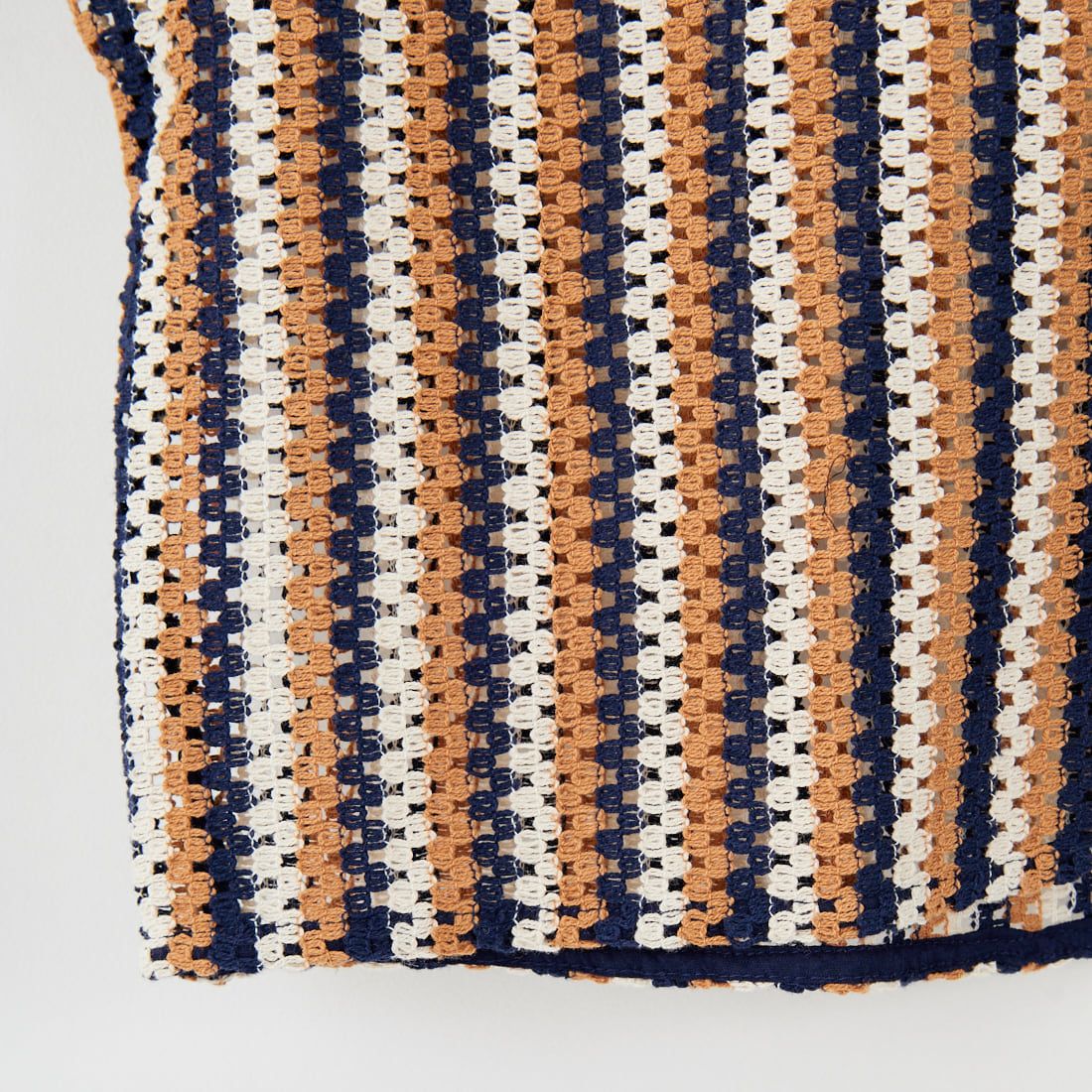 Jeans Factory Clothes [ジーンズファクトリークローズ] マルチボーダーシャツ [24895-BH] ORANGE/NVY