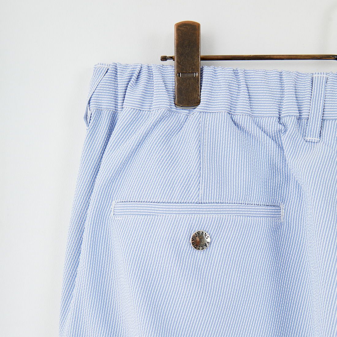 Jeans Factory Clothes [ジーンズファクトリークローズ] シアサッカーイージーパンツ [JFC-252-012] BLUE