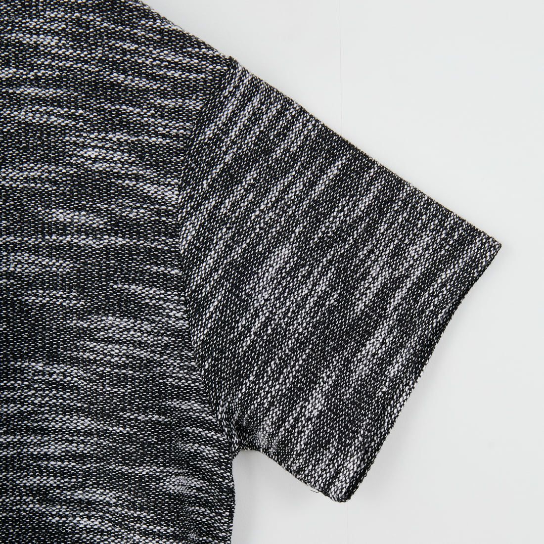 33Degrees [サーティスリーディグリーズ] スラブインレイTシャツ [225400] BLACK