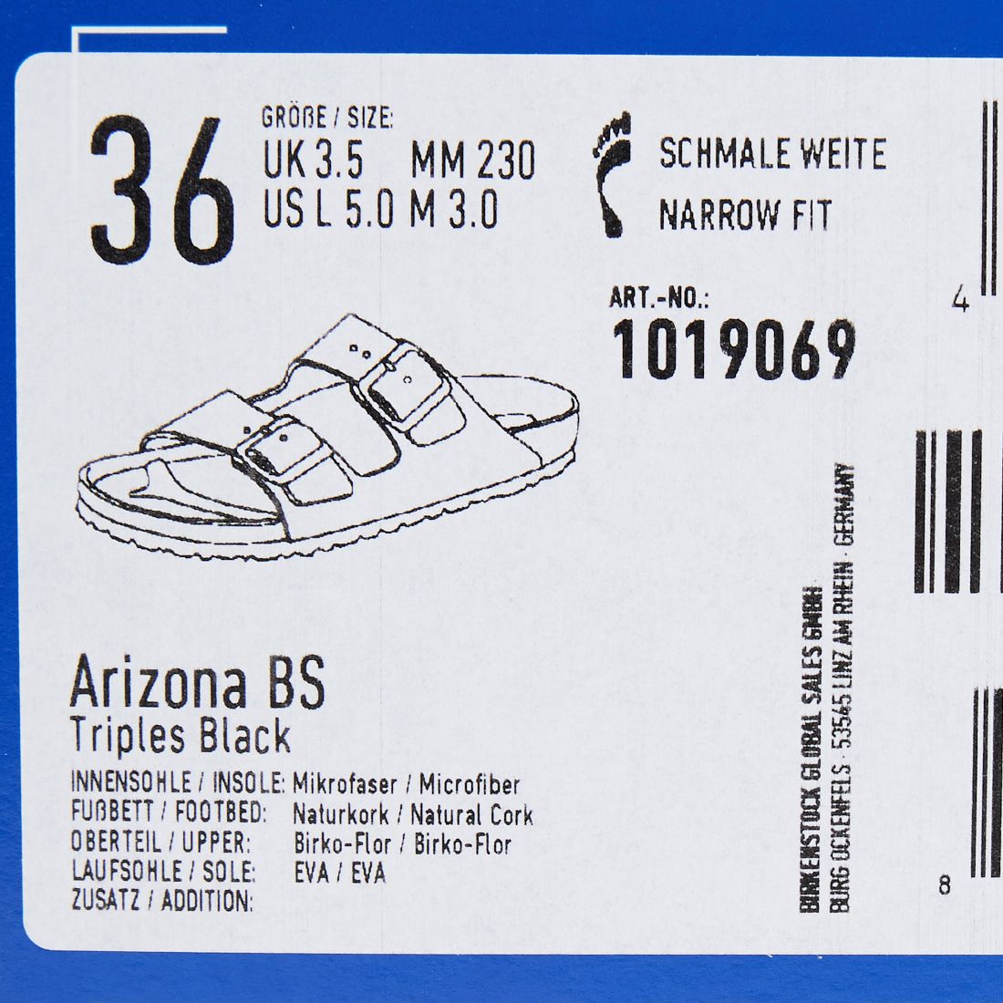 BIRKENSTOCK [ビルケンシュトック] ARIZONA/アリゾナ ビルコフロー [ARIZONA] 1019069