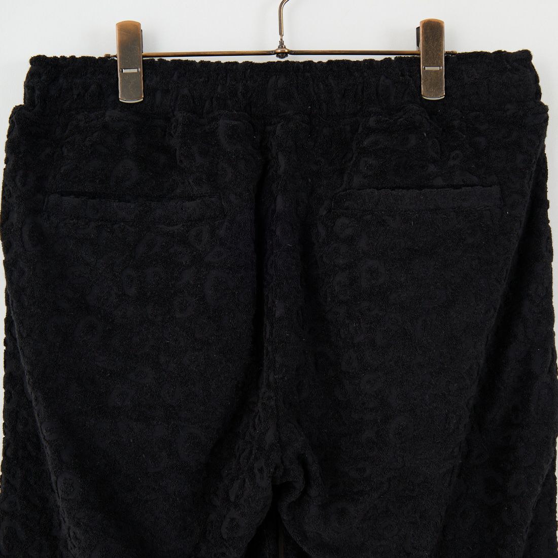 33Degrees [サーティスリーディグリーズ] レオパード柄パイルショートパンツ [725415] BLACK