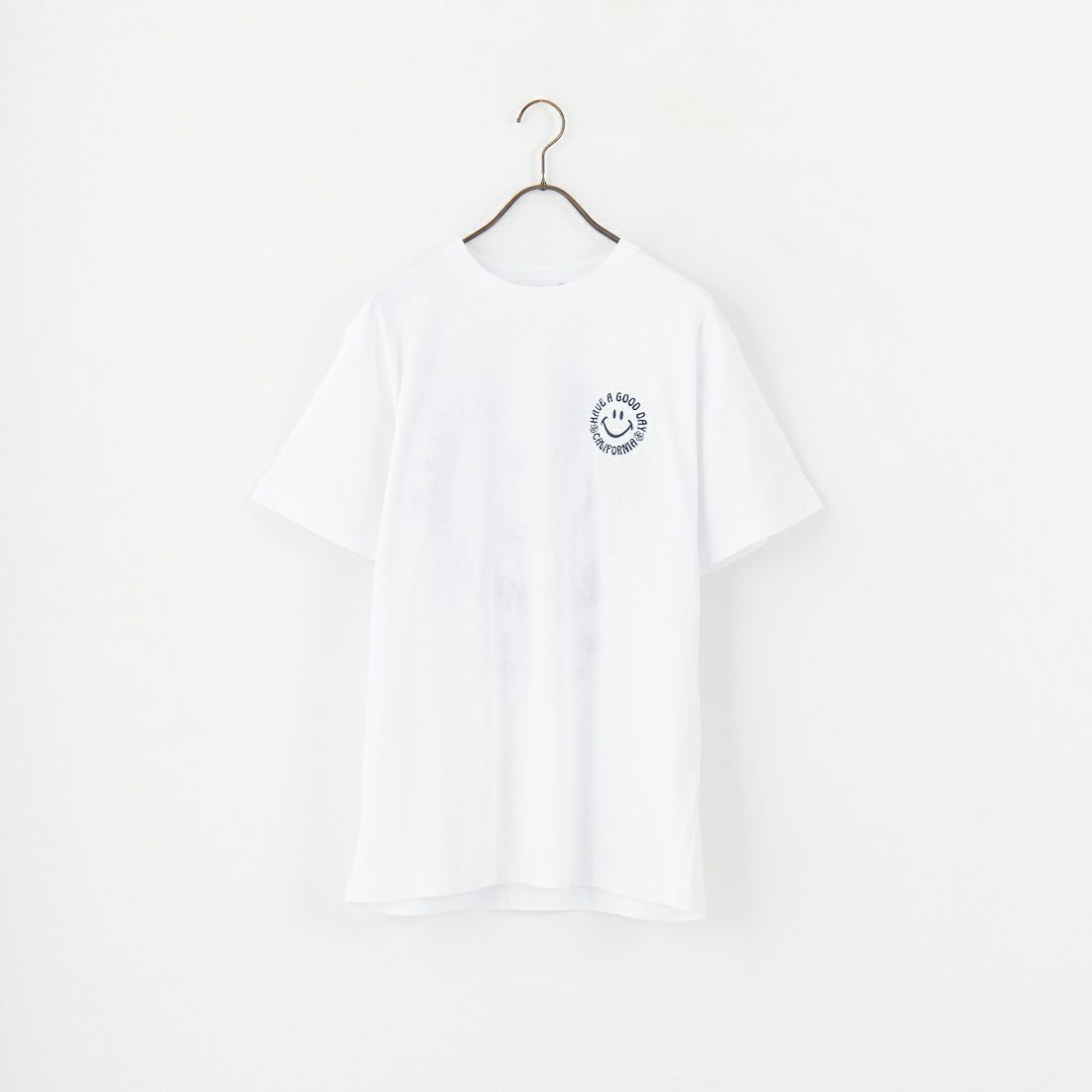 33Degrees [サーティスリーディグリーズ] スマイルサガラ刺繍Tシャツ [252CF1ST427JF] WHT