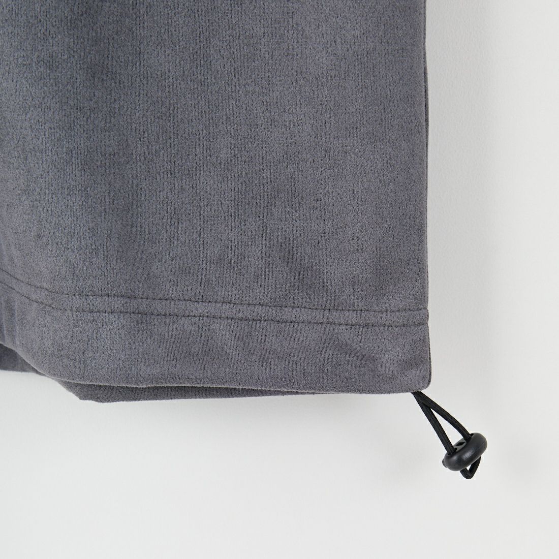 33Degrees [サーティースリーディグリーズ] ポンチスエードハーフジップTシャツ [25A-14120JF] GREY