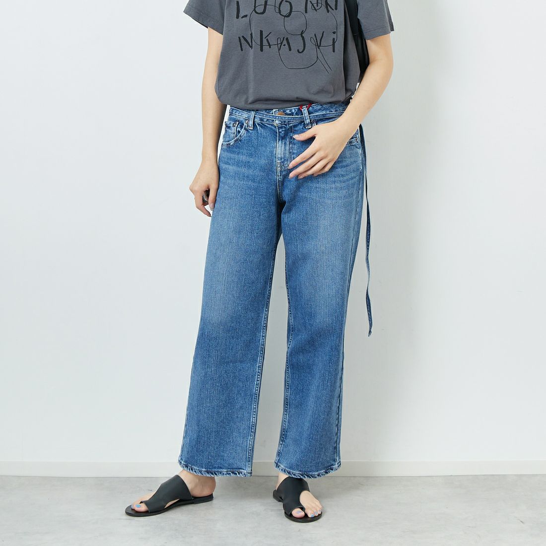 A-STN MID&&モデル身長：167cm 着用サイズ：24&&