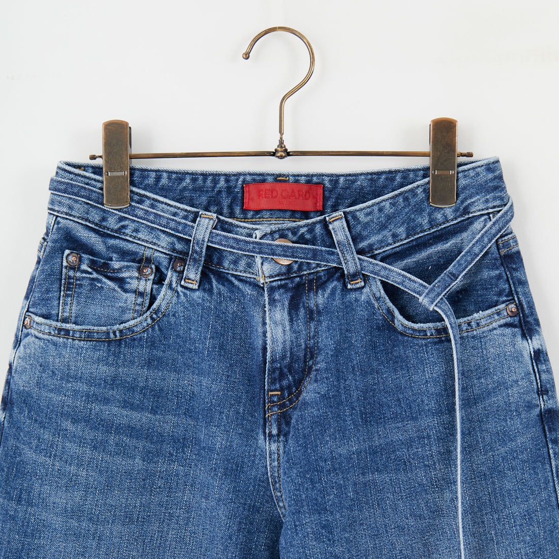 RED CARD TOKYO [レッドカード トーキョー] Idaho ワイドストレートデニム [12W11501SMD] A-STN MID