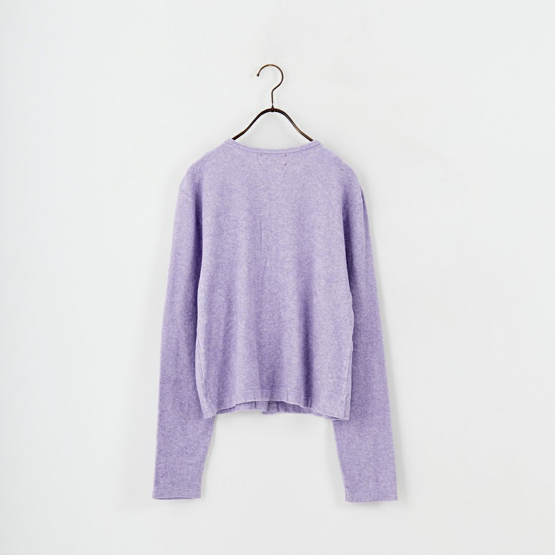 MEYAME [メヤメ] オーガニックコットンパイルカーディガン [MEY-2126] PURPLE