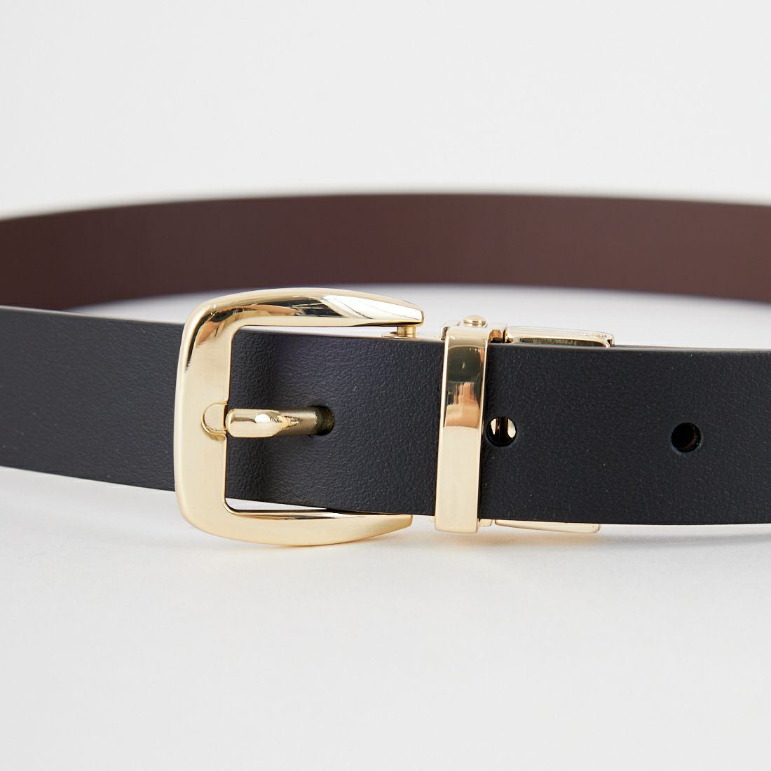 LEFIJE [レフィエ] リバーシブルベルト [M5035A] 01 BLK/BRN