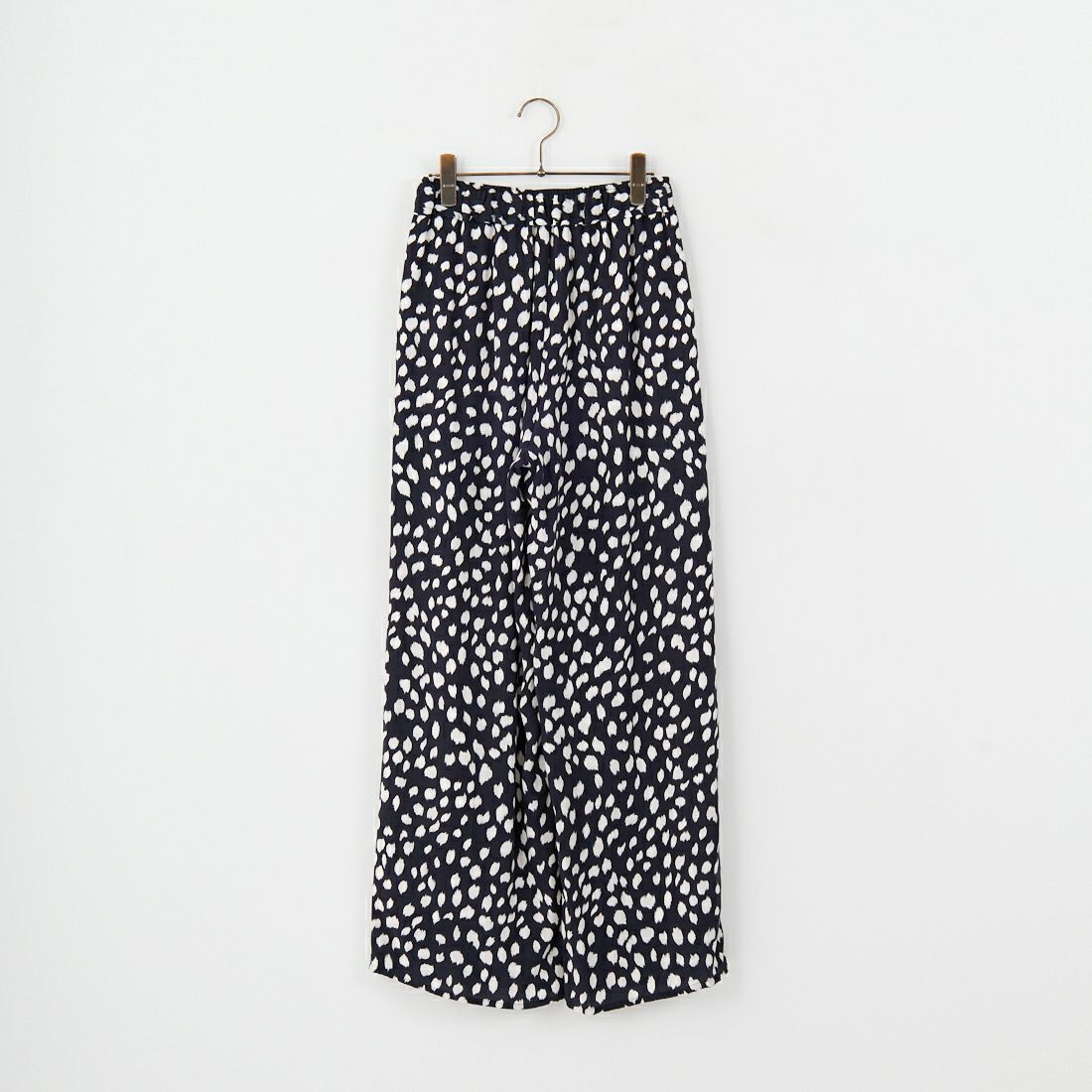 MICA&DEAL [マイカアンドディール] プリントストレートパンツ [0125203159] BLACK