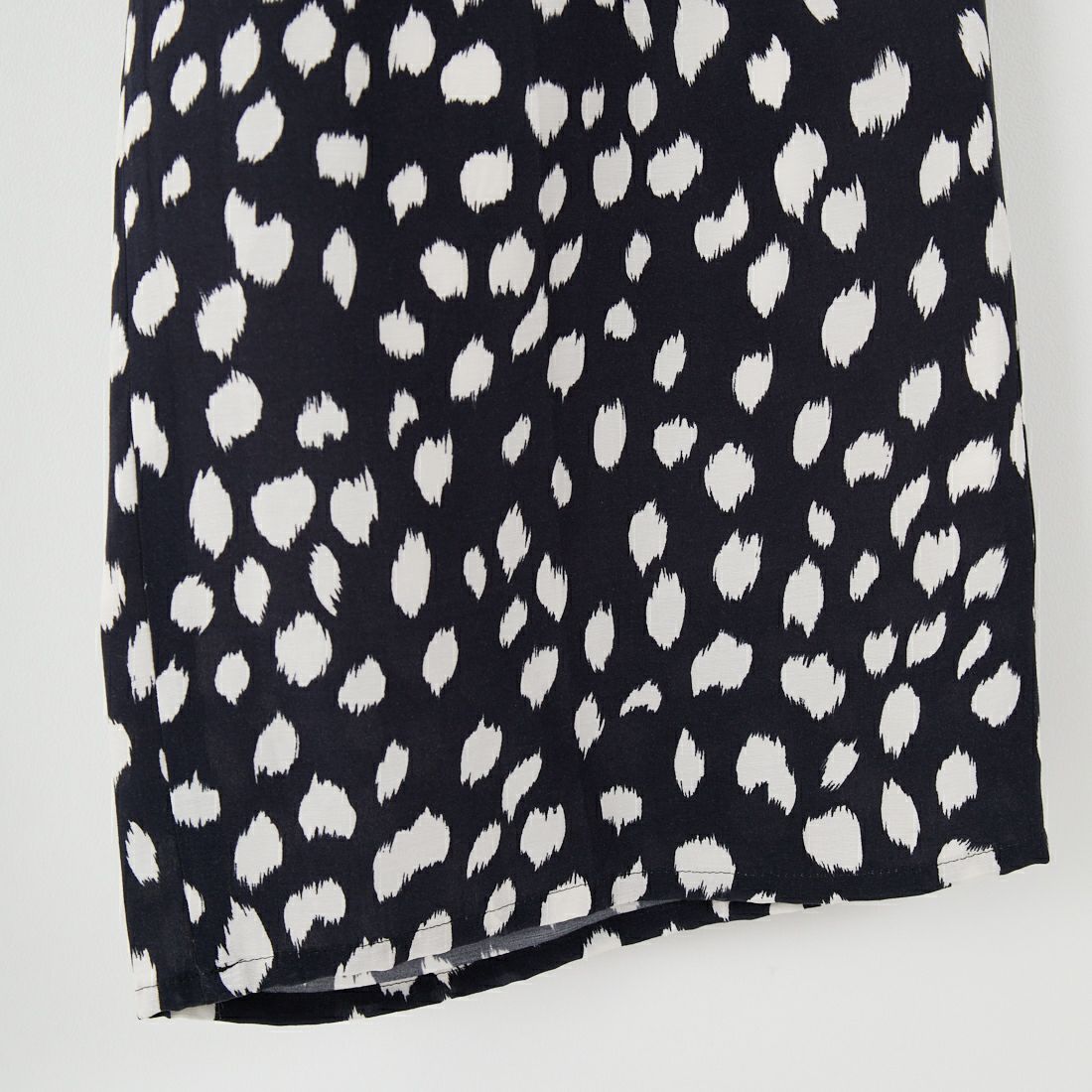 MICA&DEAL [マイカアンドディール] プリントストレートパンツ [0125203159] BLACK