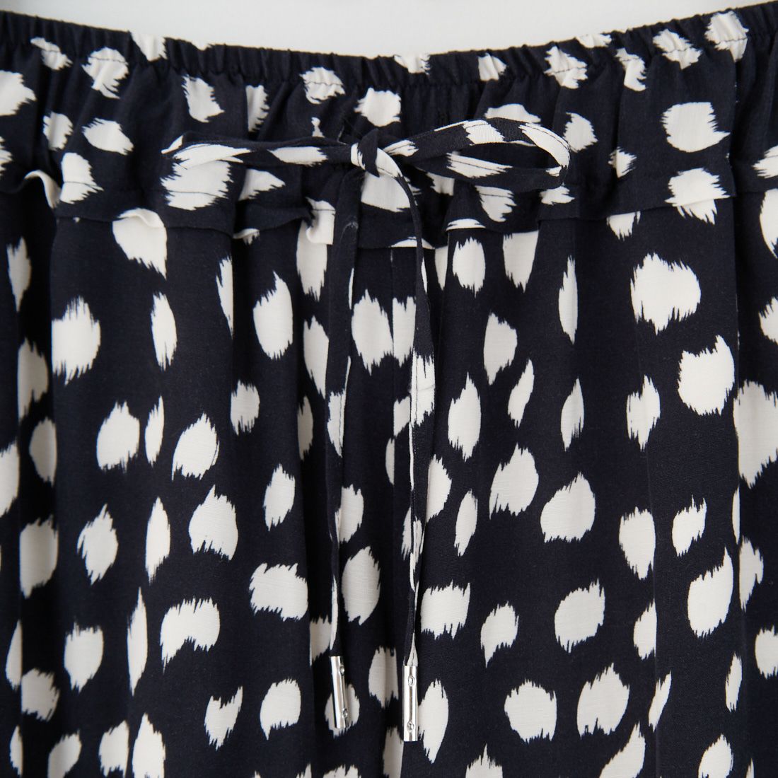 MICA&DEAL [マイカアンドディール] プリントストレートパンツ [0125203159] BLACK