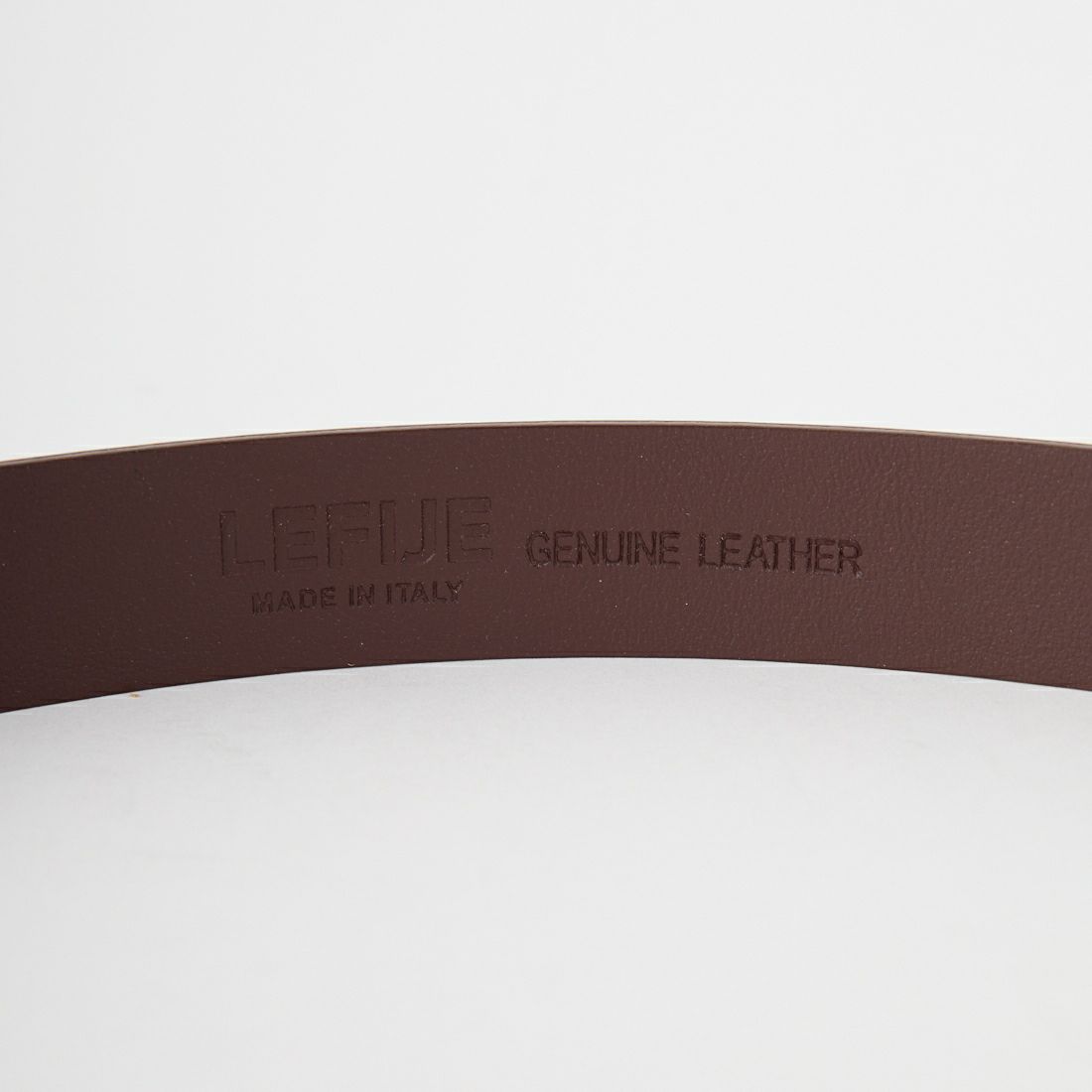 LEFIJE [レフィエ] TRESOR ガチャベルト [M4411C] 19G BROWN