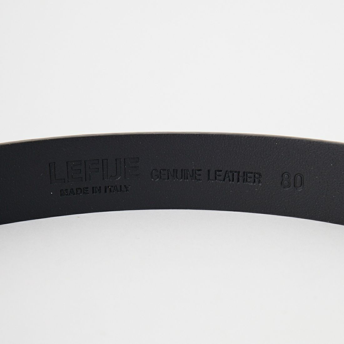 LEFIJE [レフィエ] TRESOR ベルト [M4621A] 01 BLACK
