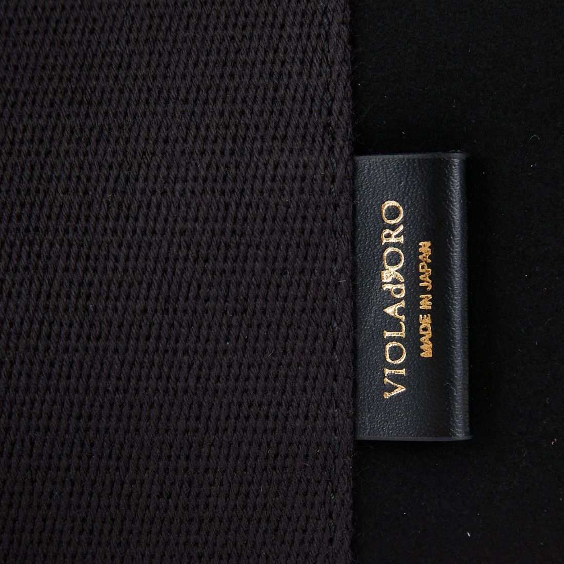 VIOLAd'ORO [ヴィオラドーロ] GINO マイクロファイバースエードトートバッグ [V-2063] BLACK/BLK