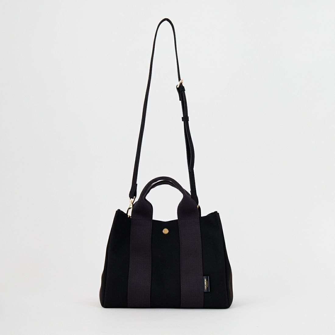 VIOLAd'ORO [ヴィオラドーロ] GINO マイクロファイバースエードトートバッグ [V-2063] BLACK/BLK