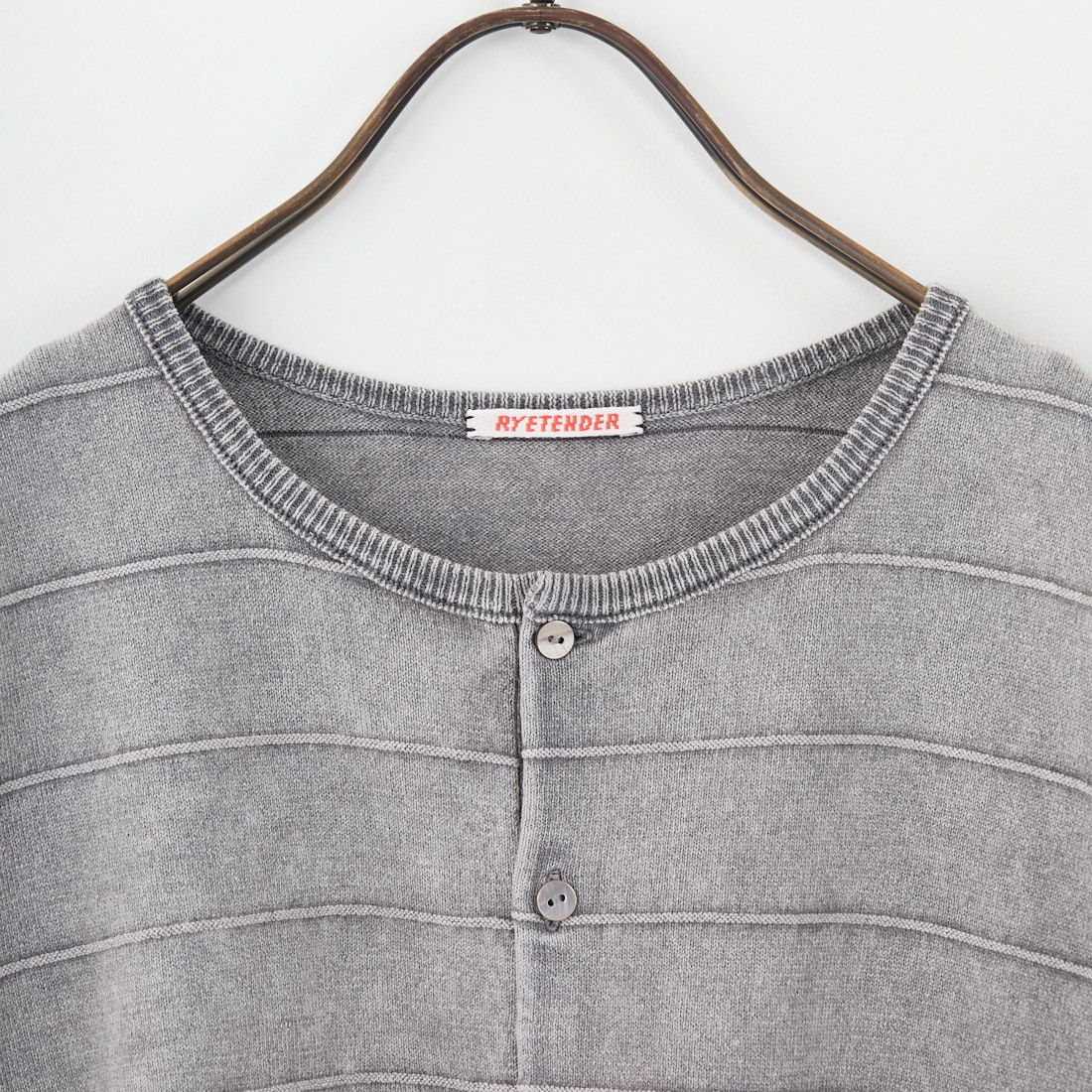 RYE TENDER [ライテンダー] MORAGA ヘンリーネックプルオーバー [020102500] GRAY