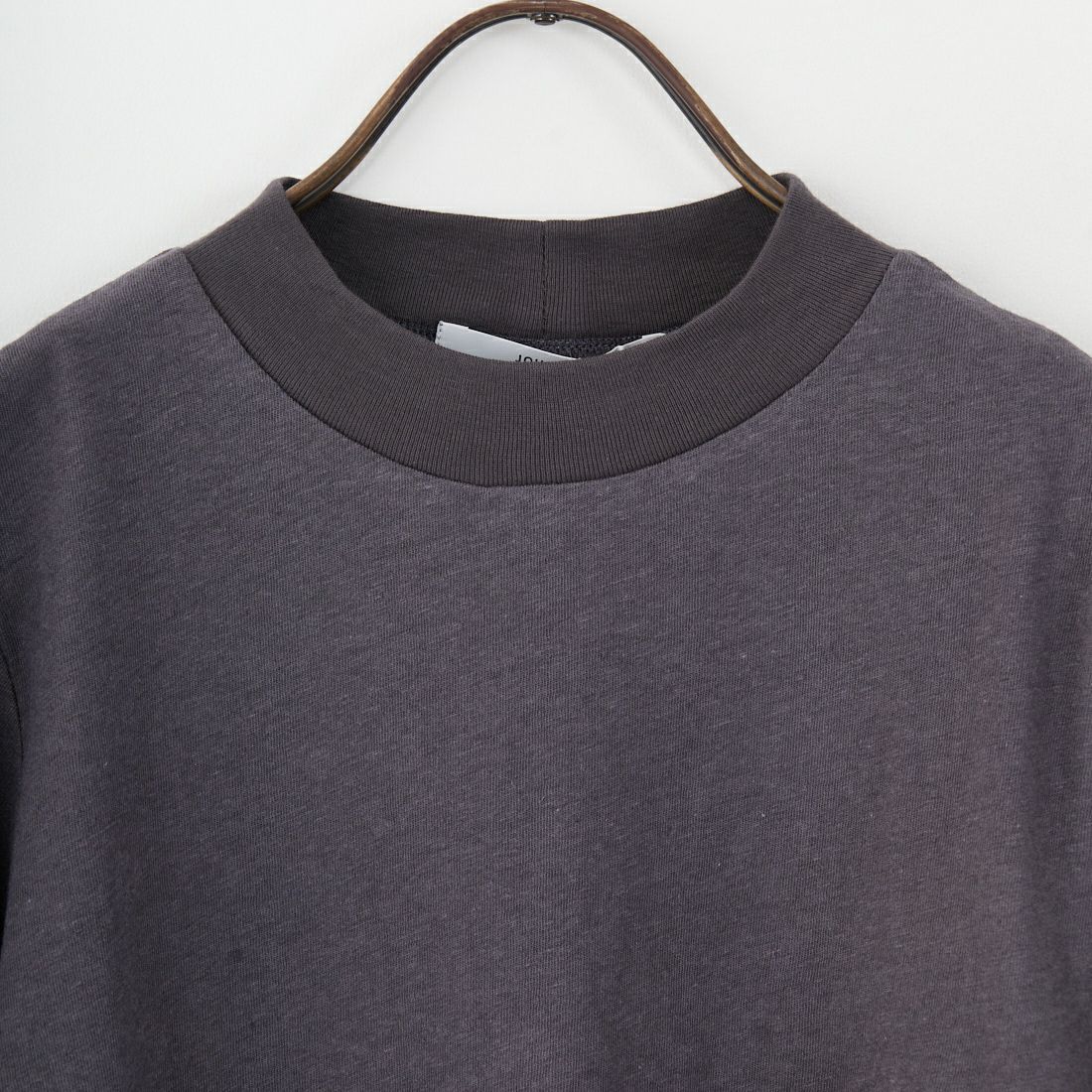 Johnbull [ジョンブル] コットンリネンハイネックTシャツ [JL252C11] 032 ﾁｬｺｰﾙ