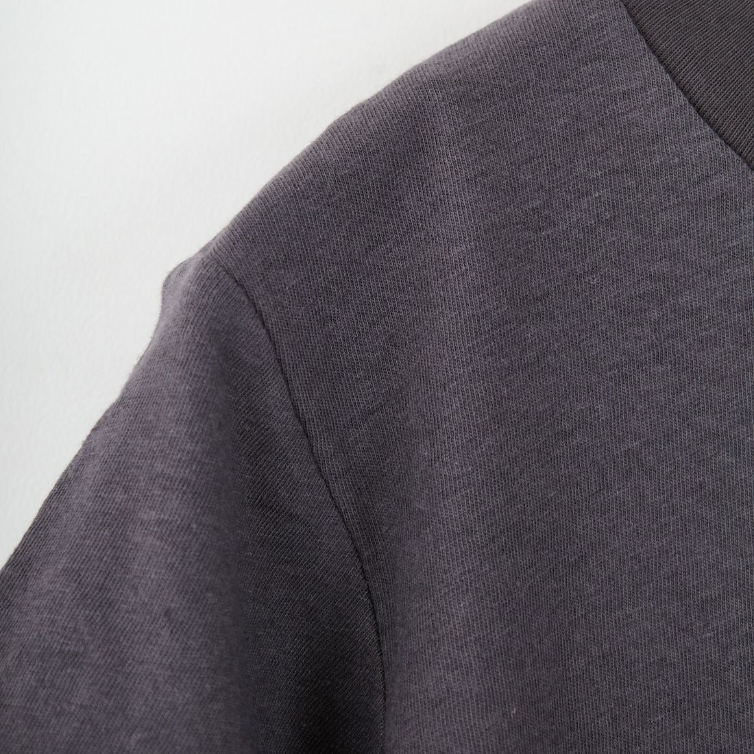 Johnbull [ジョンブル] コットンリネンハイネックTシャツ [JL252C11] 032 ﾁｬｺｰﾙ