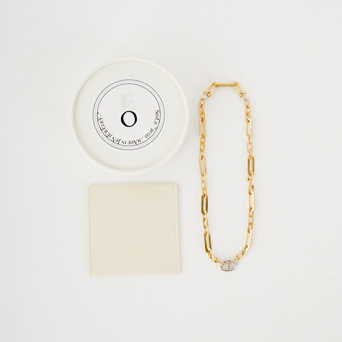 EO [イオ] ミックスチェーンネックレス [EO25AW-15] GOLD