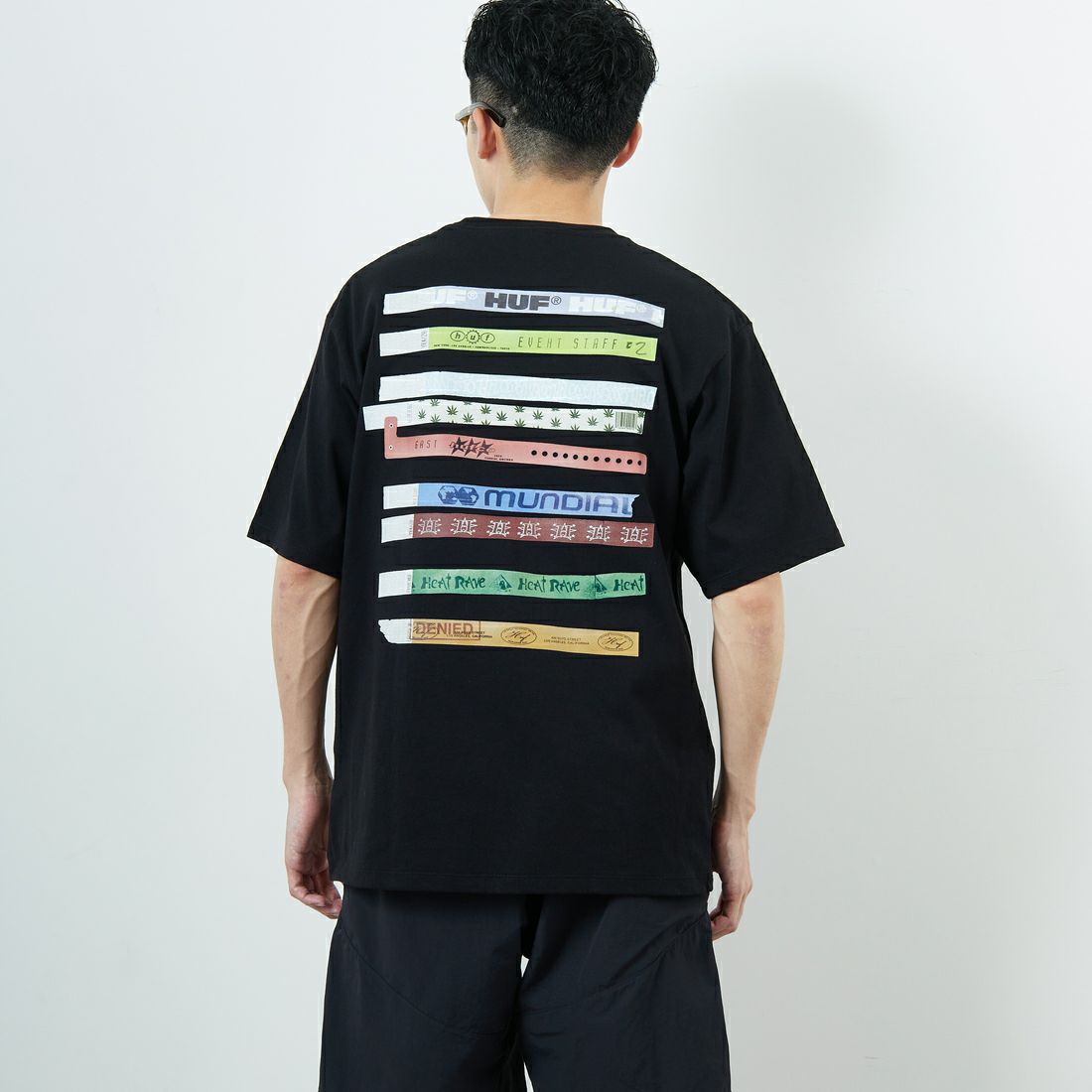 BLACK&&モデル身長：168cm 着用サイズ：M&&