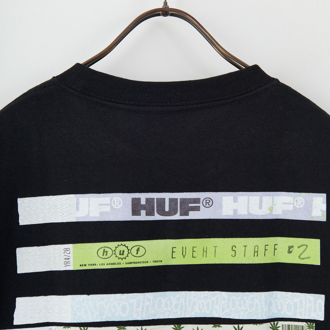 HUF [ハフ] アドミッション ショートスリーブTシャツ [TS02457] BLACK