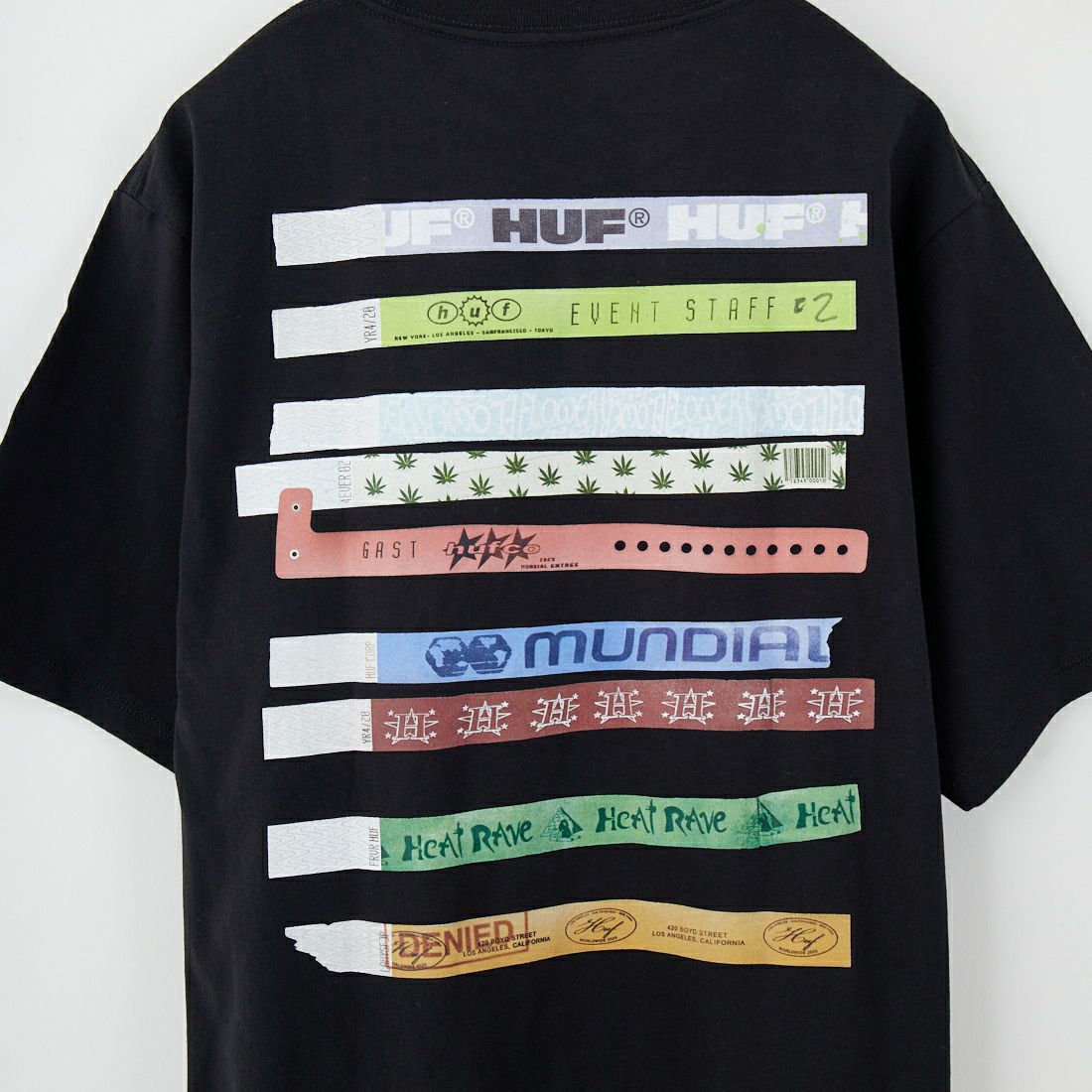 HUF [ハフ] アドミッション ショートスリーブTシャツ [TS02457] BLACK