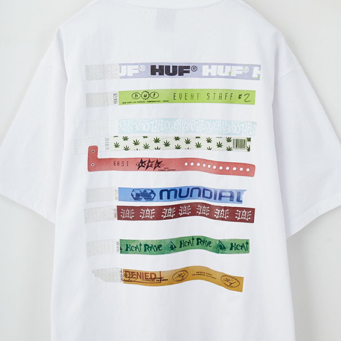 HUF [ハフ] アドミッション ショートスリーブTシャツ [TS02457] WHITE