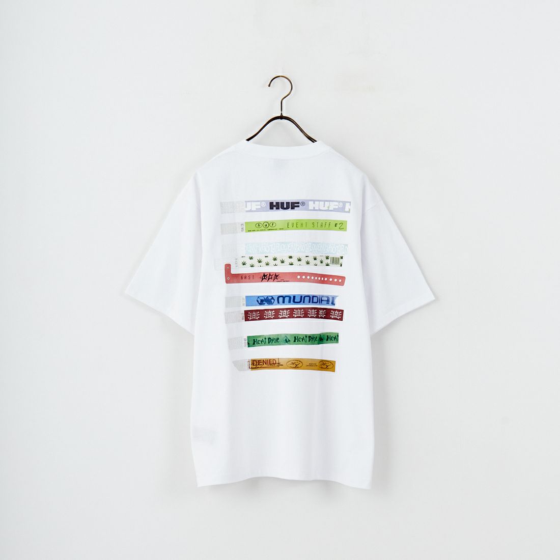 HUF [ハフ] アドミッション ショートスリーブTシャツ [TS02457] WHITE