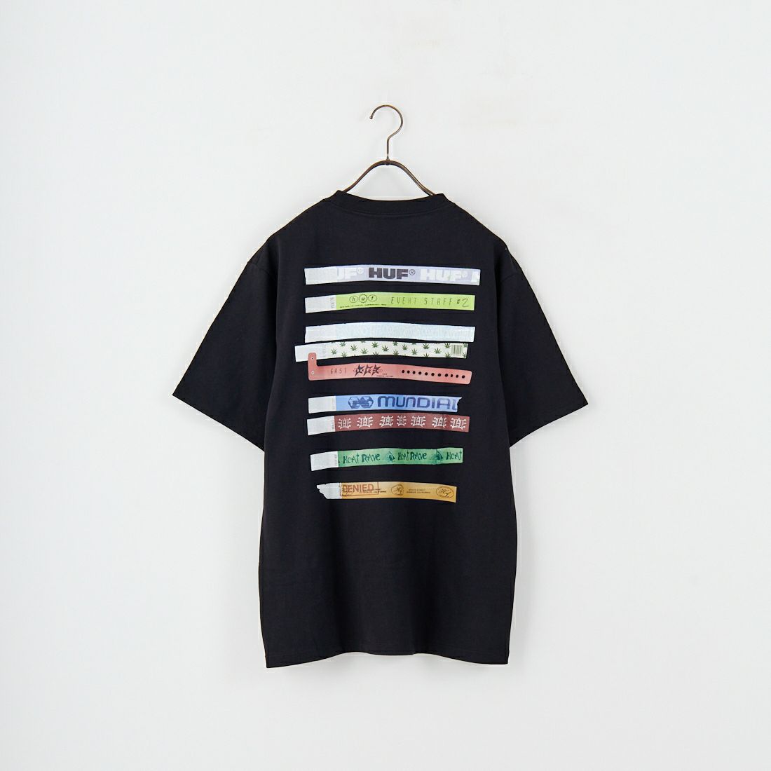 HUF [ハフ] アドミッション ショートスリーブTシャツ [TS02457] BLACK