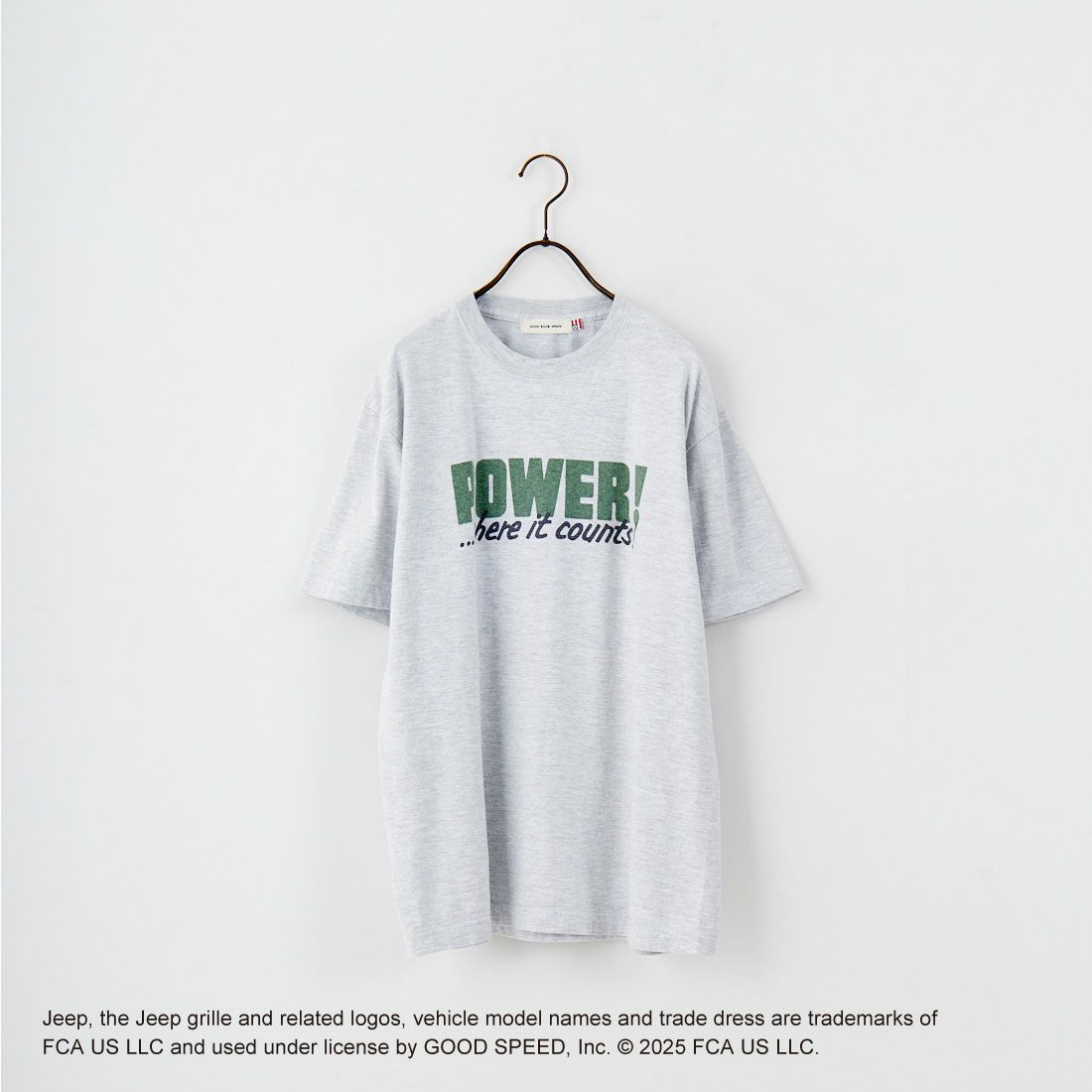 GOOD ROCK SPEED [グッドロックスピード] ジープ ショートスリーブTシャツ [25JEP105W] ASH