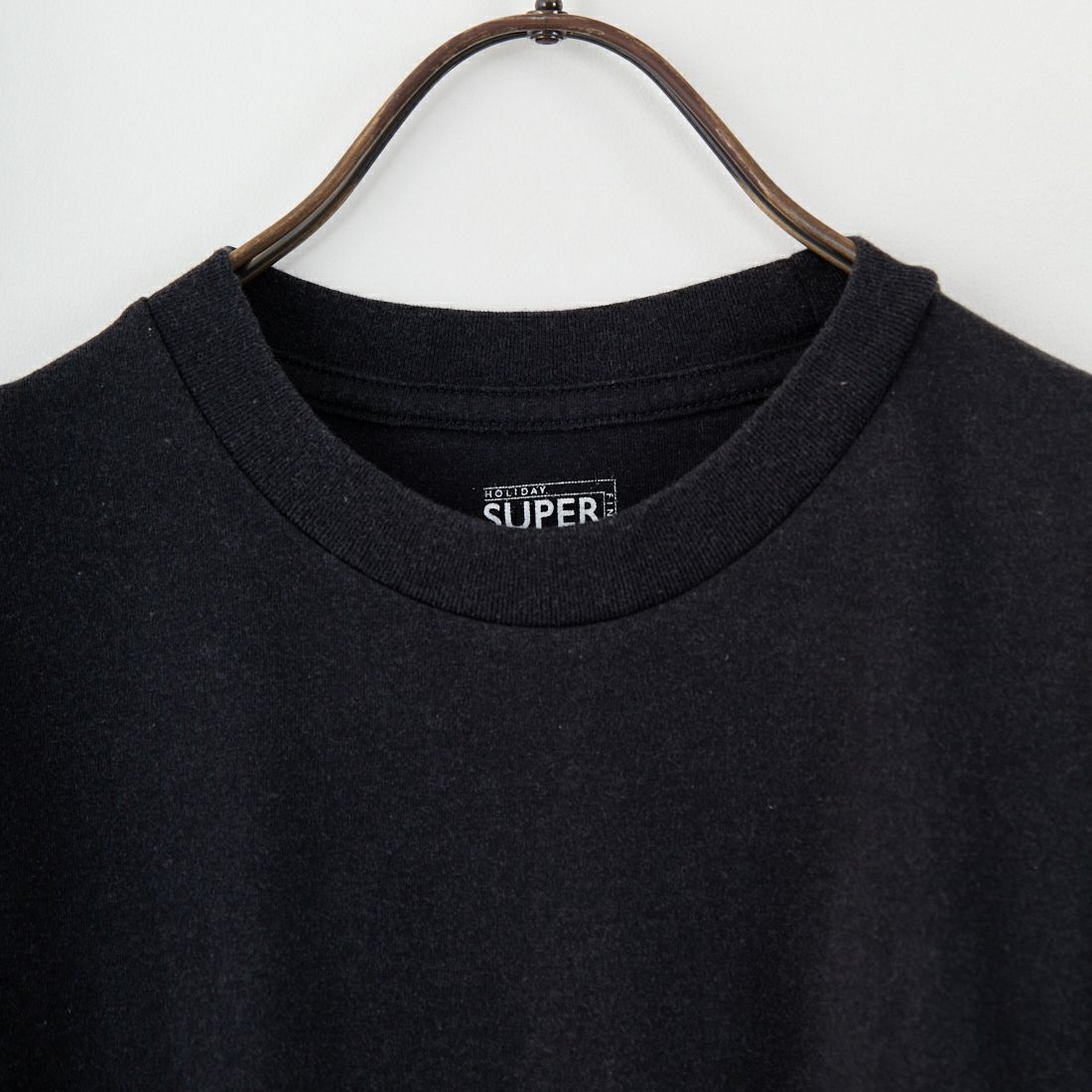 HOLIDAY [ホリデイ] スーパーファイン ショートスリーブTシャツ [25101125] BLACK