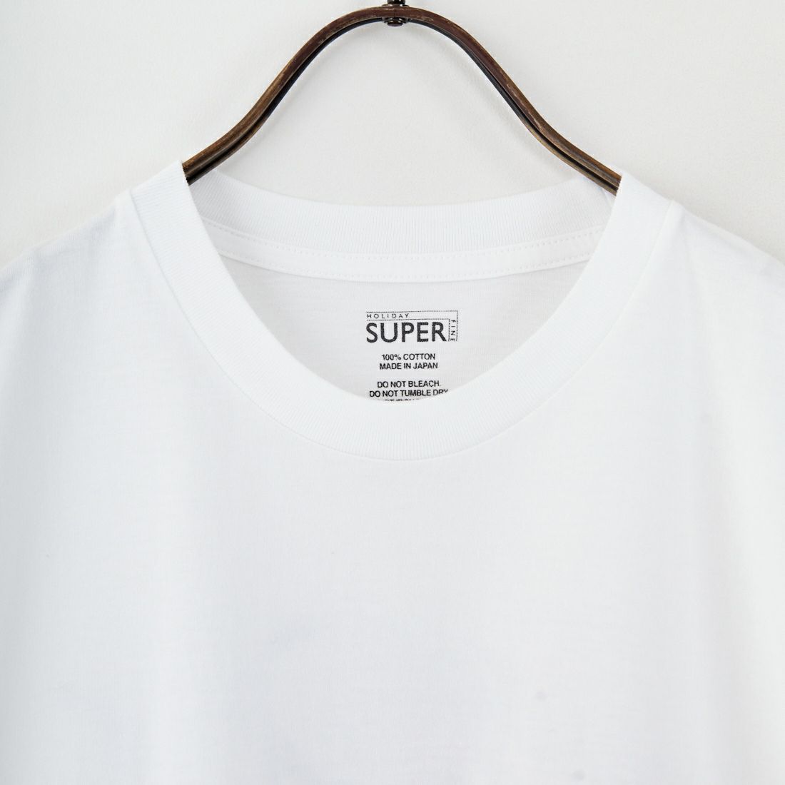 HOLIDAY [ホリデイ] スーパーファイン ショートスリーブTシャツ [25101124] WHITE