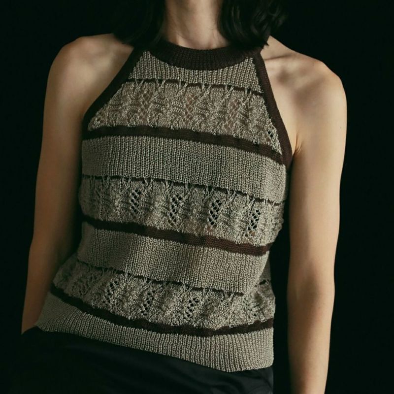 2Way Tank Top Sheer - H. Grey | Nepenthes New York