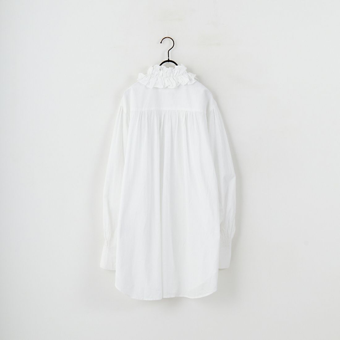 crinkle crinkle crinkle [クリンクル クリンクル クリンクル] コットンフリルカラーシャツ [CC-2001] WHITE