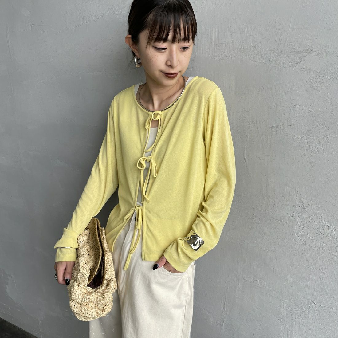 201 ｲｴﾛｰ&&モデル身長：150cm 着用サイズ：F&&