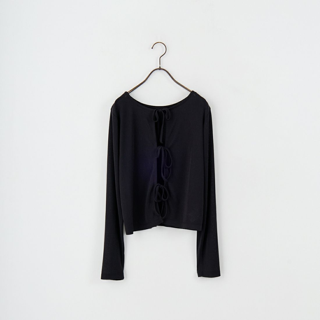 Jf Ready Made [ジェイエフレディメイド] 強撚フライス2WAYカーディガン [3103102] 801 ﾌﾞﾗｯｸ