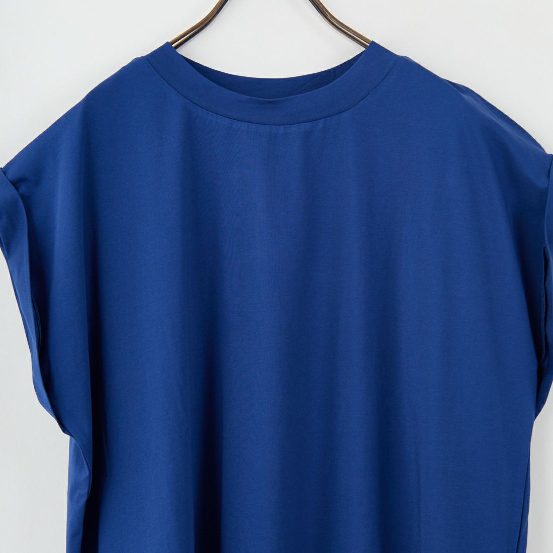 Jf Ready Made [ジェイエフレディメイド] シルケット天竺 ハイネックノースリーブTシャツ [3103105] 501 ﾌﾞﾙｰ