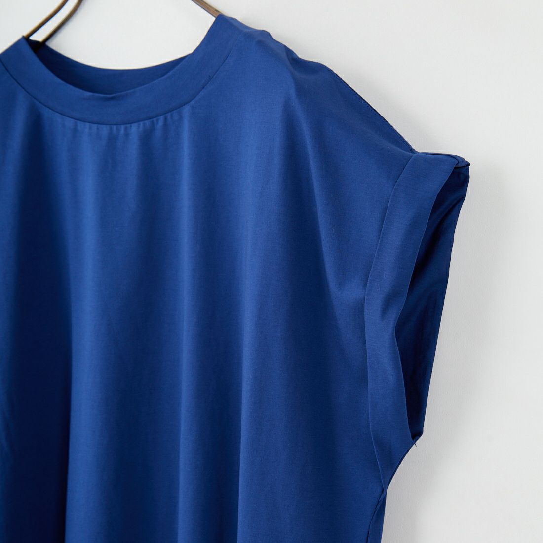 Jf Ready Made [ジェイエフレディメイド] シルケット天竺 ハイネックノースリーブTシャツ [3103105] 501 ﾌﾞﾙｰ