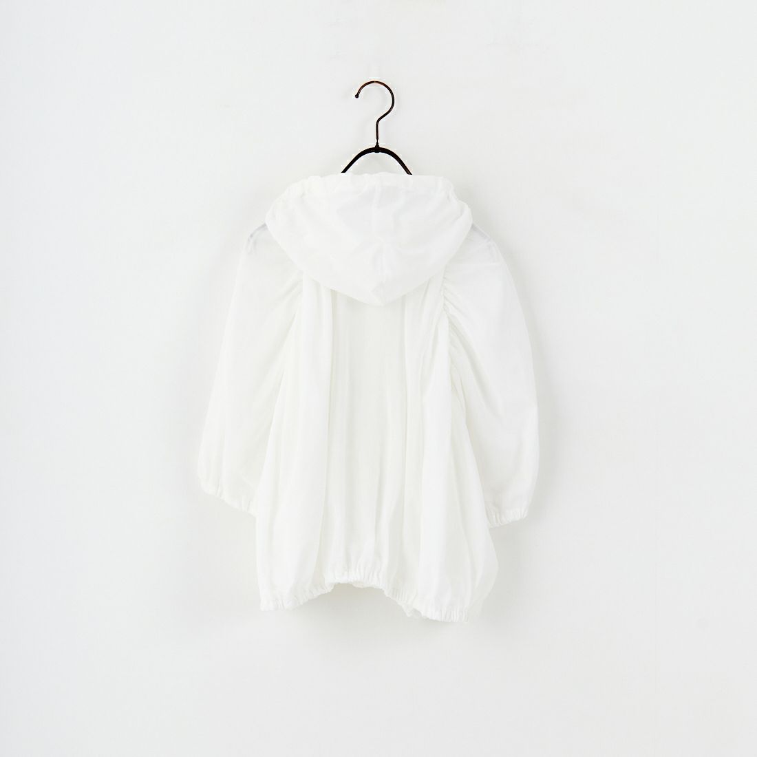 mizuiro ind [ミズイロインド] ギャザーフーデッドシャツ [2-230090] 11 O.WHITE