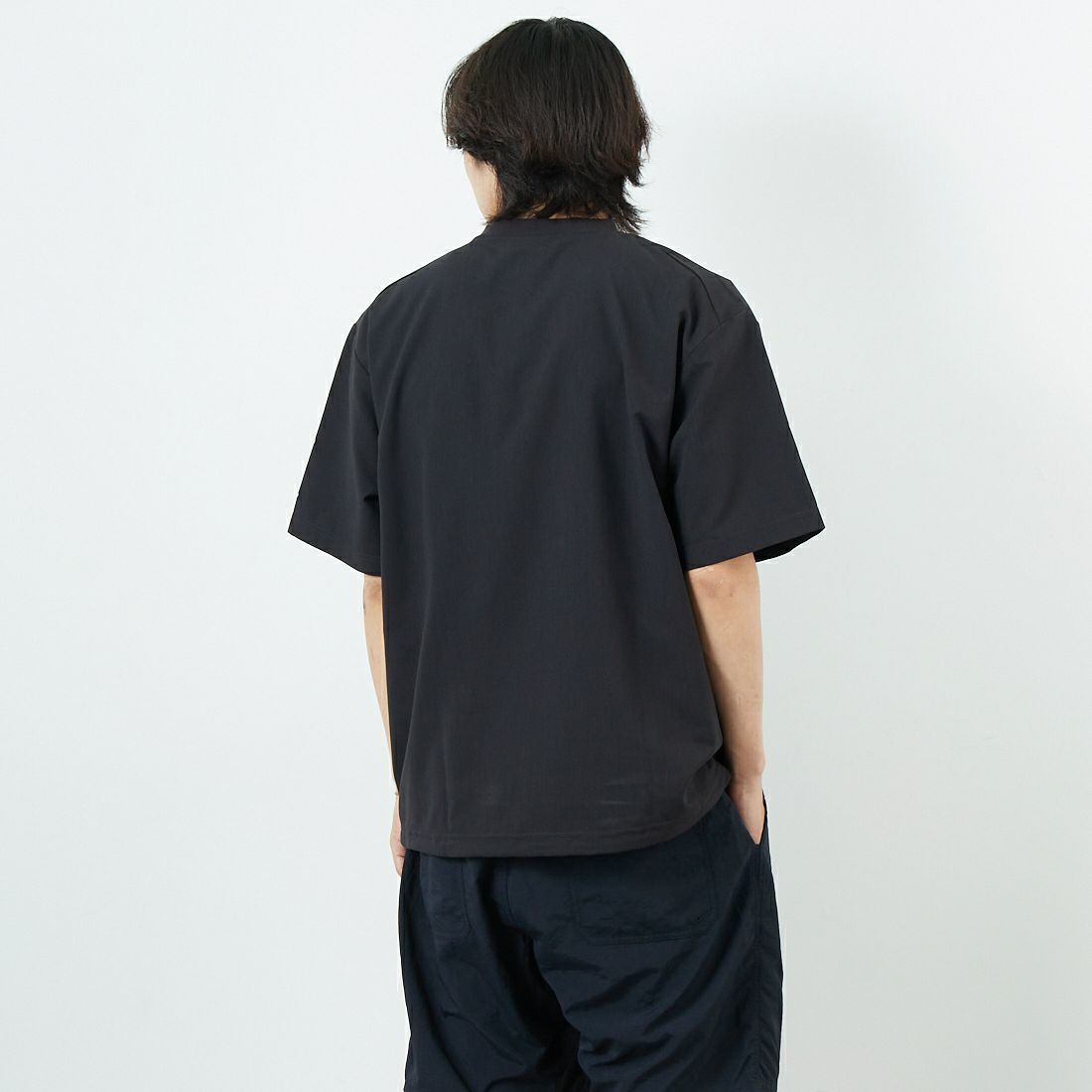 THOUSAND MILE [サウザンド マイル] ドローコードTシャツ [TM251HA00881] BLACK